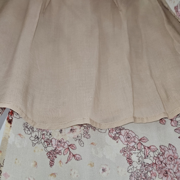 NWT COCO + jaimeson Split Hem High Waist Button Front Midi Skirt, Small - Picture 5 of 10